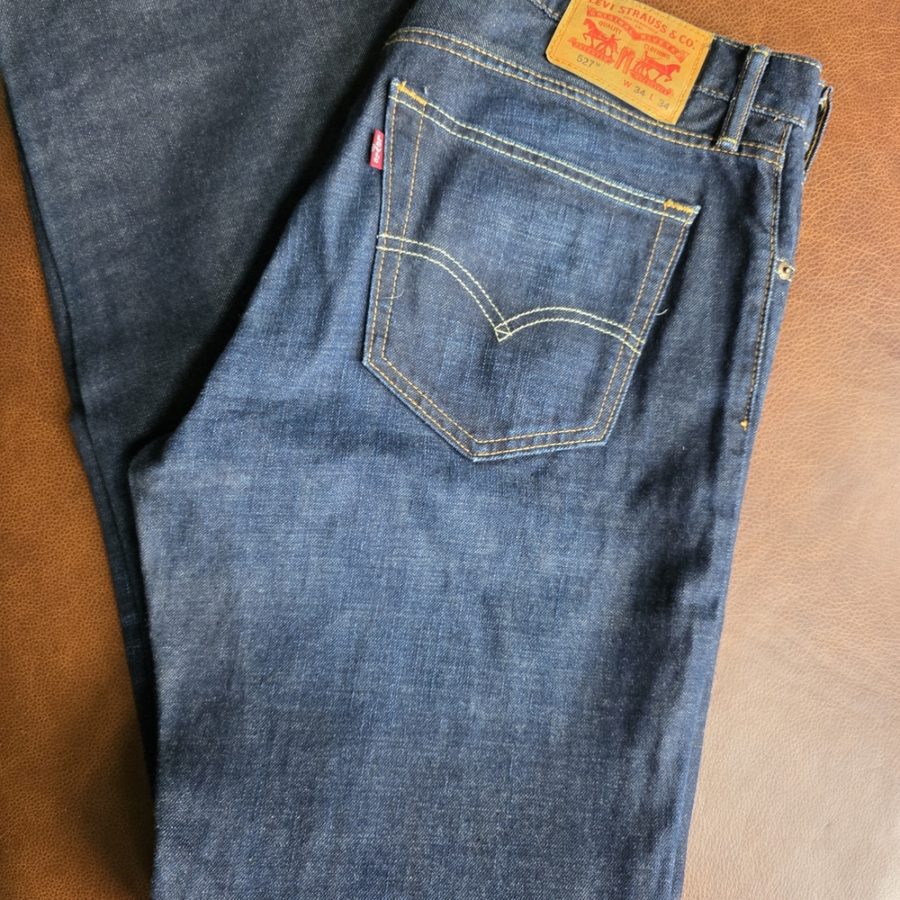 Levi's Men's Dark Blue Straight Jeans
